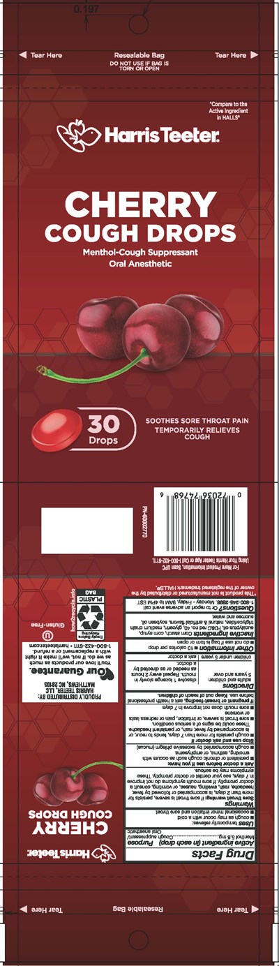 Harris Teeter Cherry 30ct Cough Drops (Harris Teeter Cherry 30ct Cough Drops)